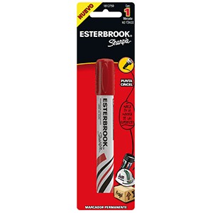 MARCADOR ESTERBROOK ROJO BLISTER C/1 PIEZA BEROL