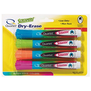 MARCADOR PIZARRON QUARTET PASTEL PUNTA CINCEL