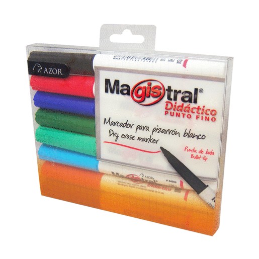 MAGISTRAL DIDACTICO PUNTO FINO ESTUCHE CON 8 PIEZA