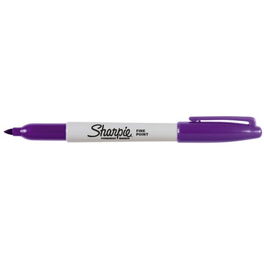 MARCADOR SHARPIE SINGLES FINO VIOLETA RETRO