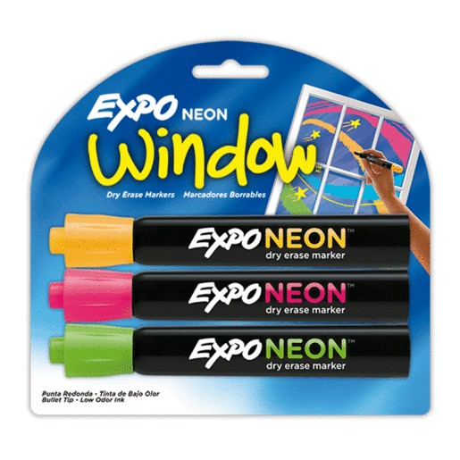 MARCADORES PAPERMATE EXPO NEON CON 3 PIEZAS