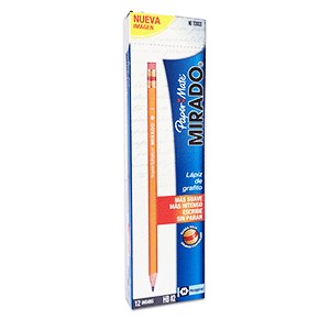 LAPIZ MIRADO NO. 2 CON 12 PIEZAS