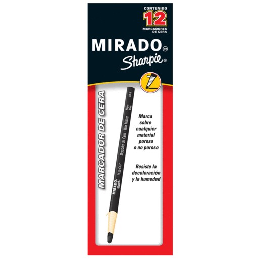 MARCADOR SHARPIE CERA NEGRO