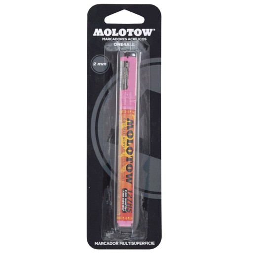 MARCADOR ACRILICO MOLOTOW 2MM 1PZ ROSA