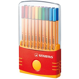 ROTULADORES POINT STABILO 88 CESTUCHE CON 20 PIEZA
