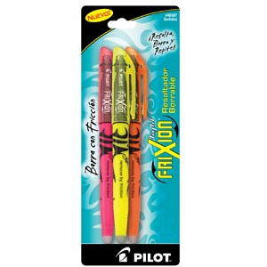 MARCATEXTOS DE COLORES SURTIDOS CON 3 PIEZAS