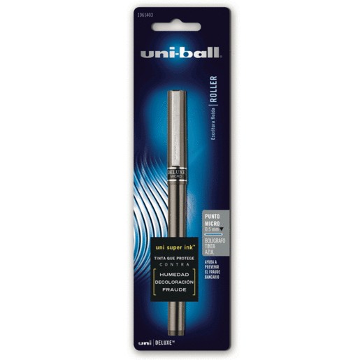 PLUMA UNIBAL DELUXE .5MM T1 AZUL