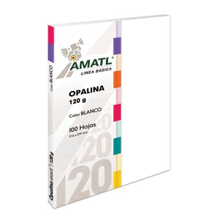 OPALINA BLANCA AMATL CON 100 120 GR POCHTECA