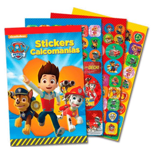 BLOCK STICKERS PAW PATROL
