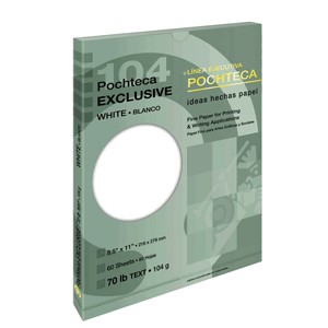 PAPEL EXCLUSIVE BLANCO CARTA CON60 104 GR POCHTECA