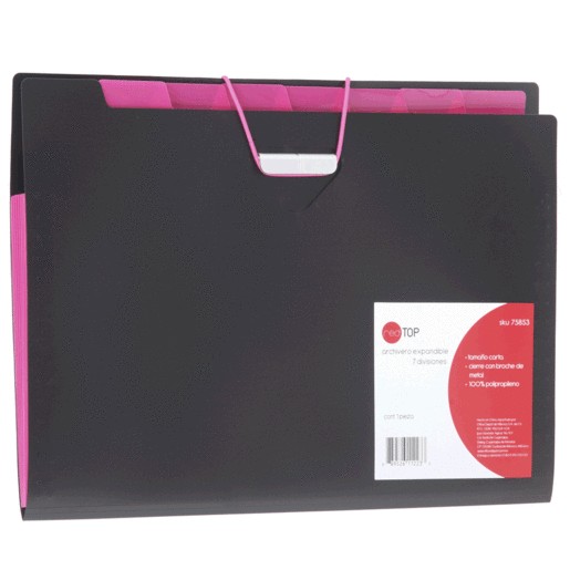 ARCHIVERO EXPANDIBLE RED TOP 7 DIVISIONES T CARTA