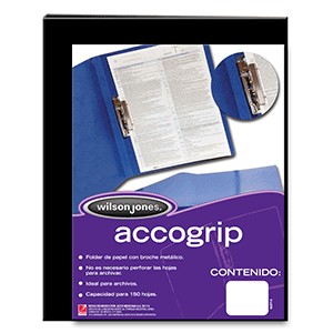 CARPETA CON PALANCA ACCO TAMANO CARTA NEGRA