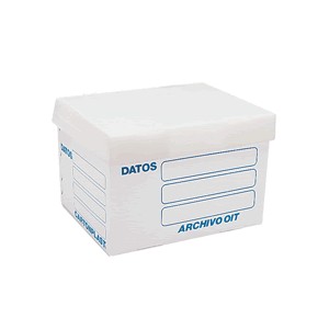 CAJA PARA ARCHIVO CARTON PLAST PLASTICA OFICIO