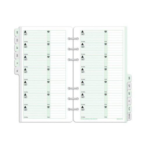 DIRECTORIO TELEFONICO DAYTIMER PORTATIL