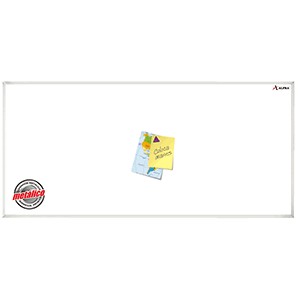 PIZARRON ALFRA BLANCO METALICO 1.20 X 2.40 M