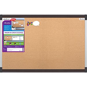 PIZARRON EVEREST DE CORCHO ELEGANCE 60 X 90 CM