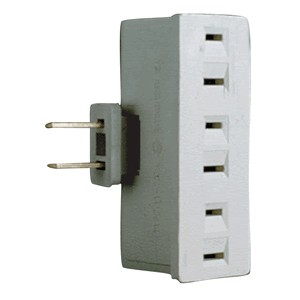 ADAPTADOR SANELEC POLARIZADO MOVIBLE 3 CONTACTOS