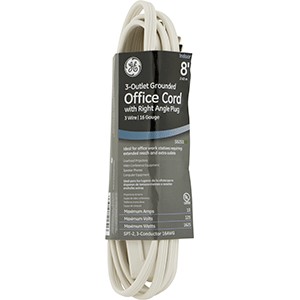 EXTENSION GENERAL ELECTRIC 3 CLAVIJAS 8 METROS BLA