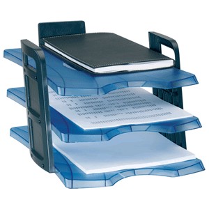 CHAROLA TAMANO CARTA 3 NIVELES MAPED AZUL