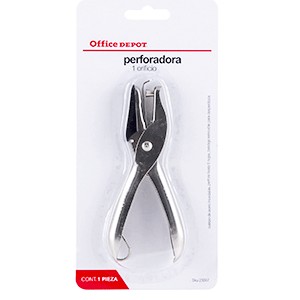 PERFORADORA DE PINZA DE 1 ORIFICIO OFFICE DEPOT