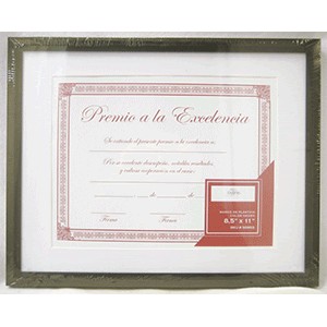 MARCO FRAGMENTS PARA DOCUMENTOS 8.5X11 CARTA NEGRO