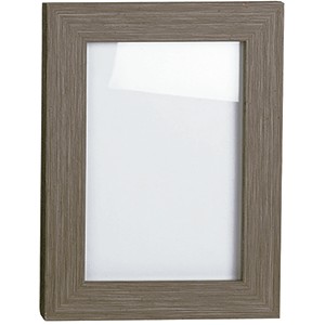 MARCO FRAGMENTS DE PLASTICO TIPO MADERA CAFE 8X10