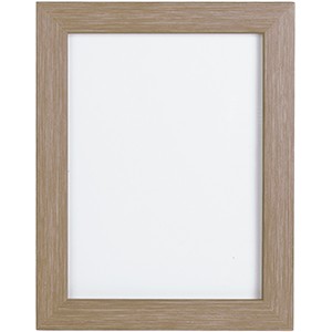 MARCO FRAGMENTS DE PLASTICO TIPO MADERA CAFE 6X8