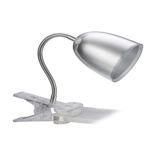 LAMPARA AMERICAN LIGHTING DE CLIP LED 3W PLATA