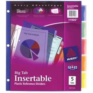 SEPARADORES INDICE WILSON JONES 5 DIV CEJA