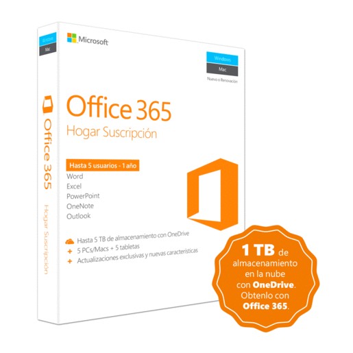 OFFICE 365 MICROSOFT HOME NUEVO EMPAQUE