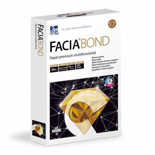 PAPEL FACIA DOBLE CARTA RESMA CON 500