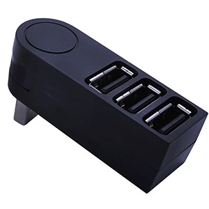 HUB USB 2.0 SPECTRA (3 PUERTOS, BASE 360)