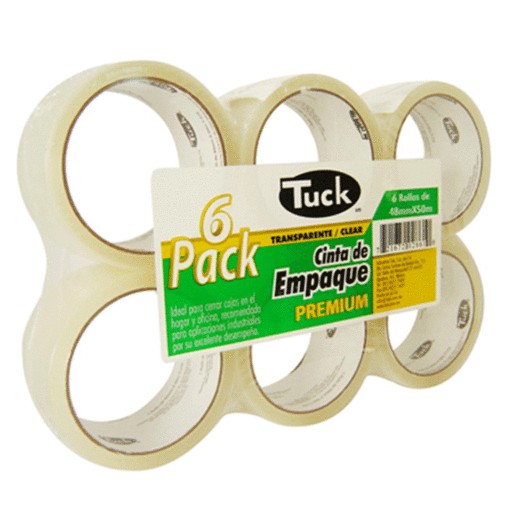 CINTA TRANSPARENTE PREMIUM TUK 48MM X 50M