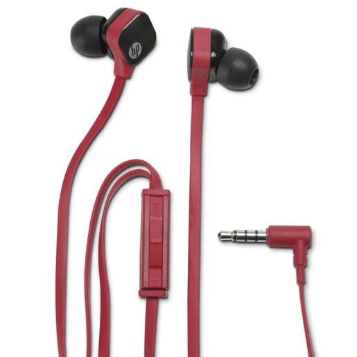 AUDIFONOS IN EAR HP ROJOS