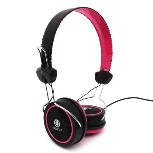 AUDIFONOS ON EAR SPECTRA AZUL/ROSA