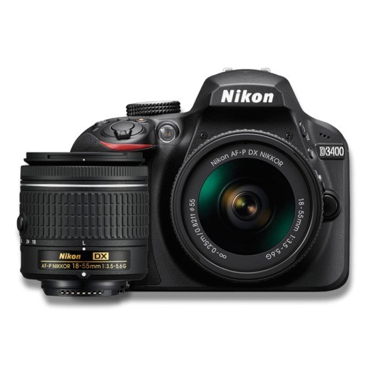 CAMARA DIGITAL NIKON REFLEX D3400 AFP 18-55 NON VR