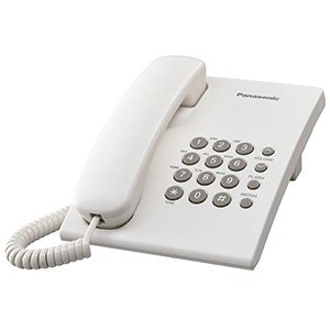 TELEFONO ALAMBRICO PANASONIC KXTS550MEW