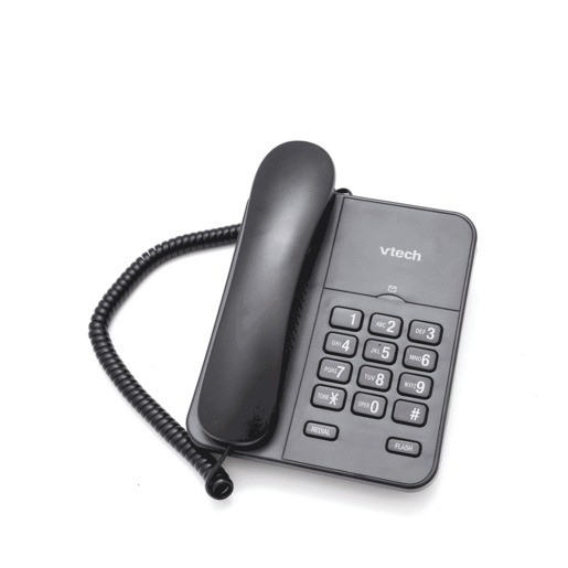 TELEFONO ALAMBRICO VTECH FENIX100 NEGRO/BLANCO