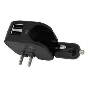 CARGADOR 2 EN 1 SMARTECH 2.1A (CASA/AUTO)