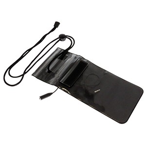 FUNDA WATERPROOF NEGRA CHICA PARA SMARTPHONE