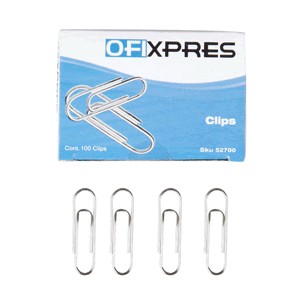 CLIP OFIXPRES ESTANDAR CON 100 PIEZAS