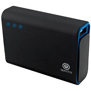 BATERIA DE EMERGENCIA 4400 MAH, COLOR NEGRO