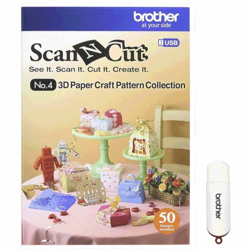 USB BROTHER CON MANUALIDADES DE PAPEL 3D