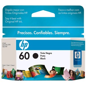CARTUCHO DE TINTA NEGRA HP 60 (CC640WL)