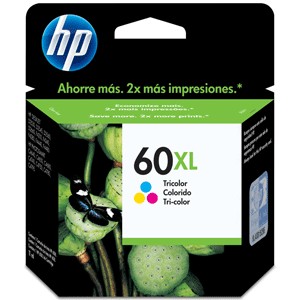 CARTUCHO TRICOLOR ALTO RENDIM. HP 60XL (CC644WL)