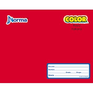 CUADERDNO ITALIANA COSIDO RAYA NORMA 100 HOJAS