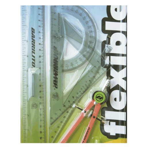 JUEGO DE GEOMETRIA BARRILITO FLEXIBLE