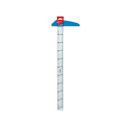 REGLA T DE ACRILICO FIJA MAPED DE 60 CM