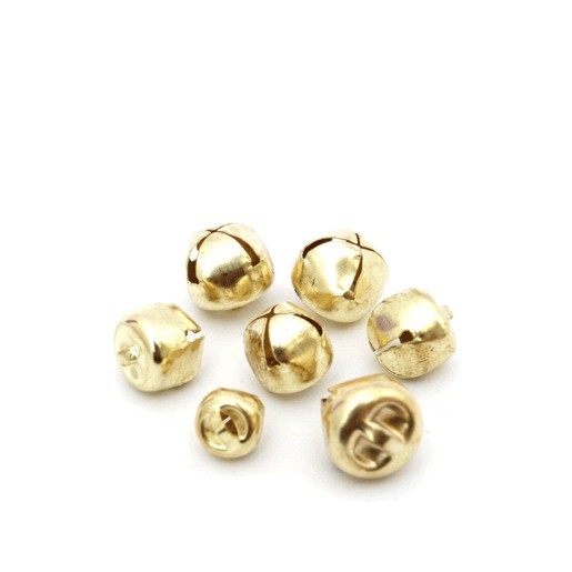 CASCABELES DORADOS 30 PIEZAS