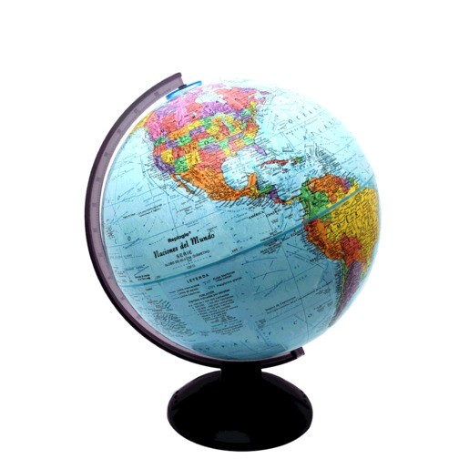 GLOBO TERRAQUEO TRAVELER AZUL 30.5CM DE DIAMETRO